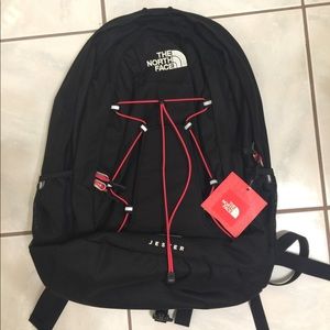 The North Face black backpack hiking bag
